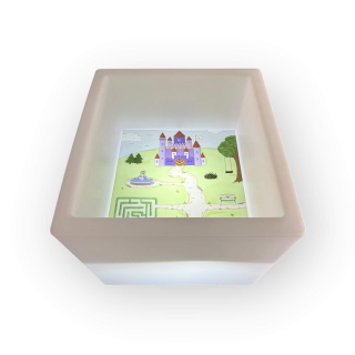 Zámek - Podložka na světelný stůl KOSTKA